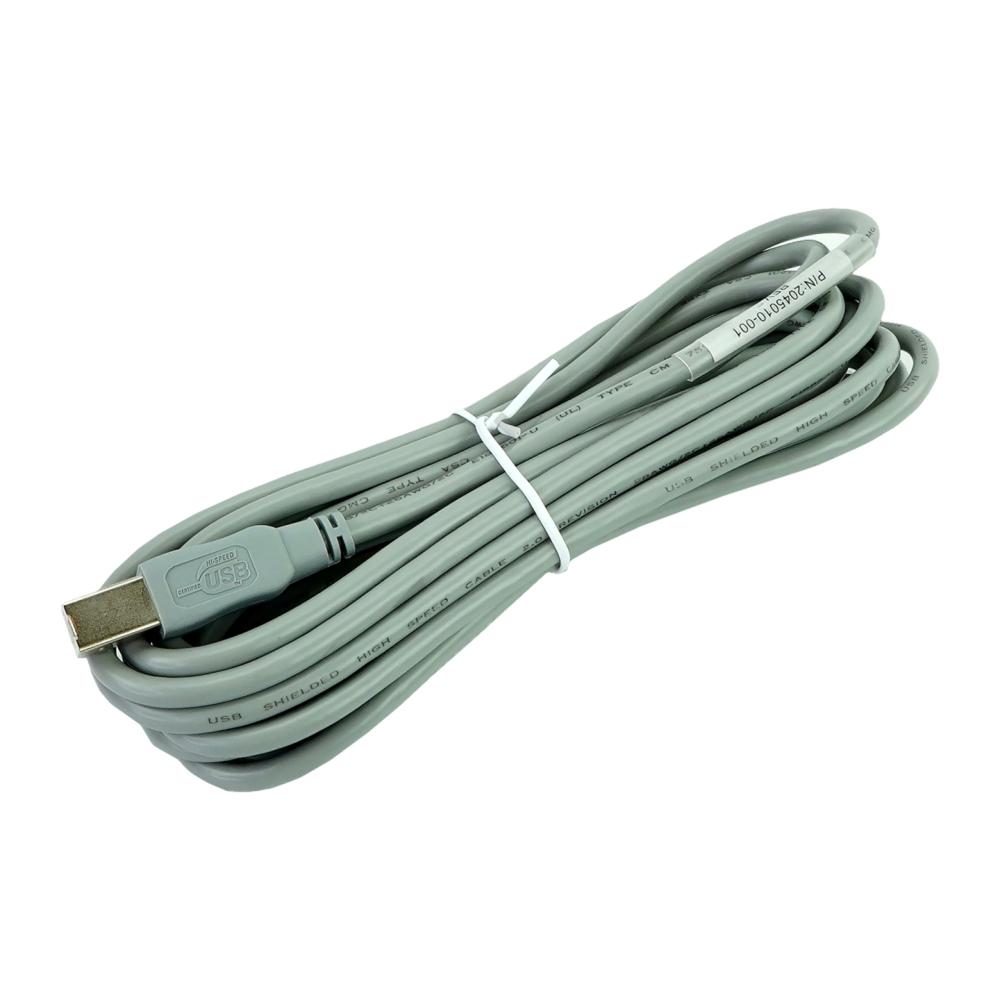 USB Cable Type A to Type B USB Connector 3.34m (11'2") USB Cable Type A to Type B USB Connector 3.34m (11'2")