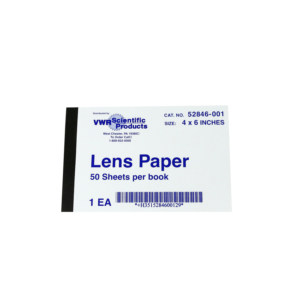 4 X 6 Lens Paper 50 Sheets/Folder 12 Folders/Package 4 X 6 Lens Paper 50 Sheets/Folder 12 Folders/Package