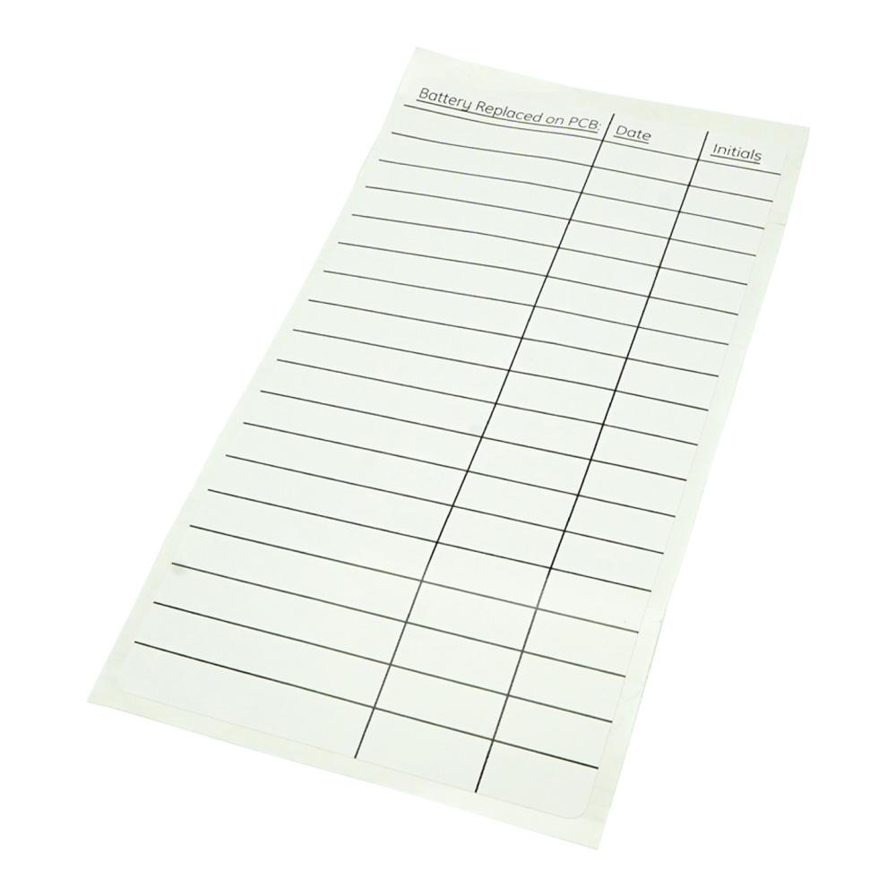 Battery Replacement Date Label Battery Replacement Date Label