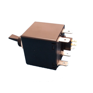 Toggle Switch DPST Circuit Breaker with Auxiliary Switch